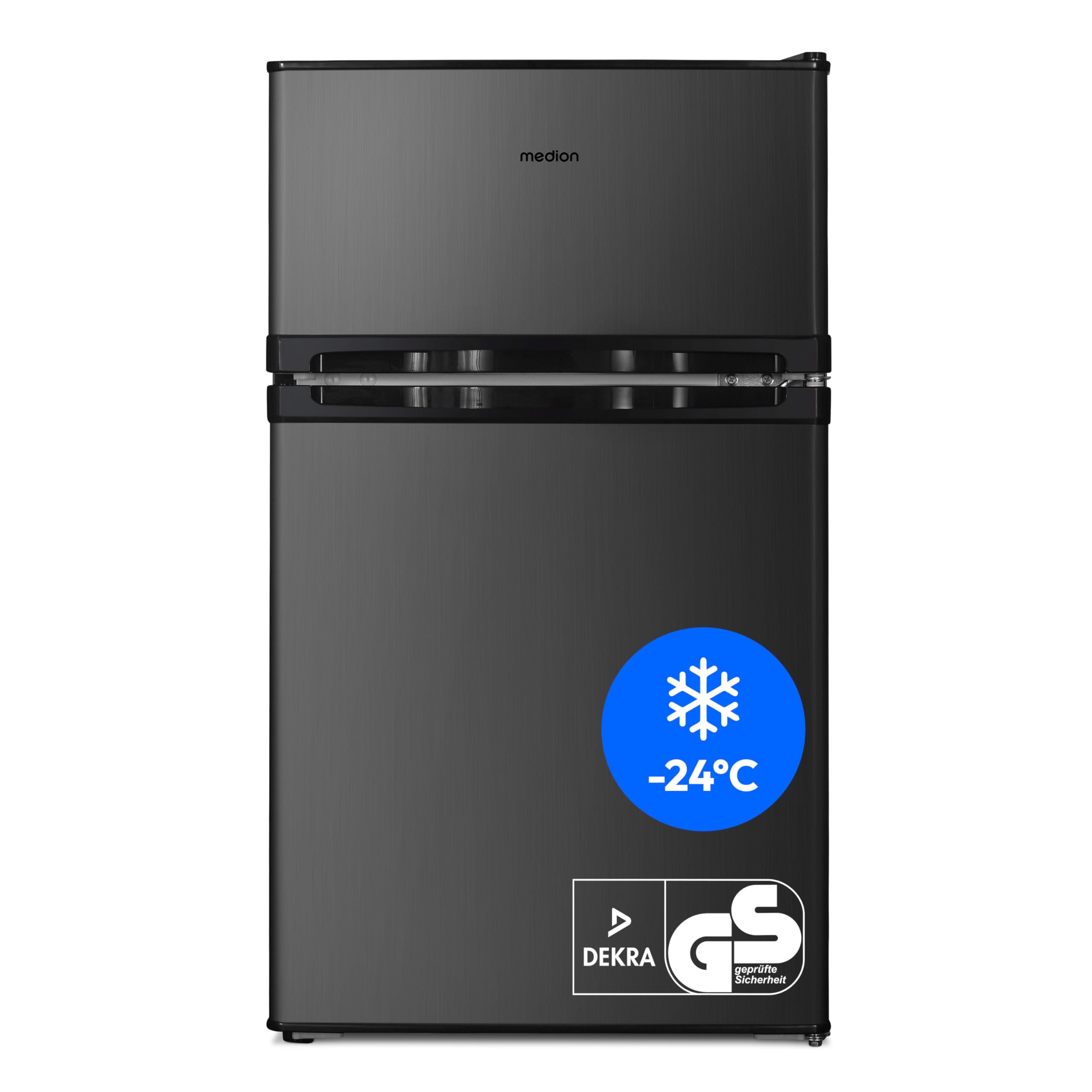 MEDION MD 37689 Mini Kühl-Gefrierkombination 85 L Grau