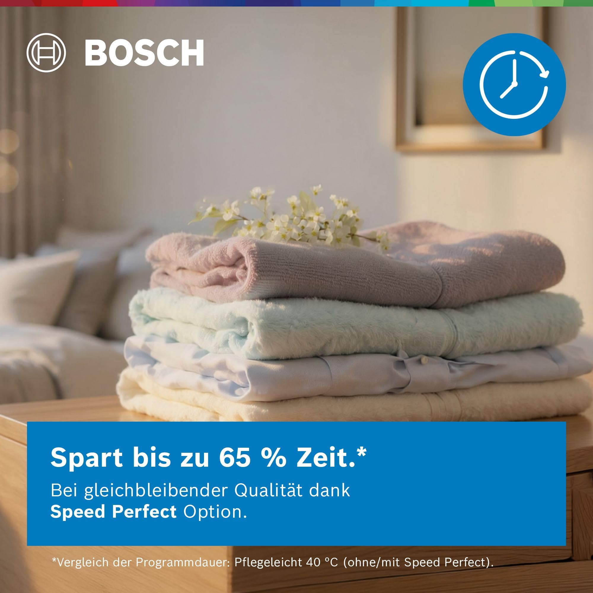 Bosch Serie 8 WGB244A40 Washing Machine 9 kg 1400 rpm Front Loader White