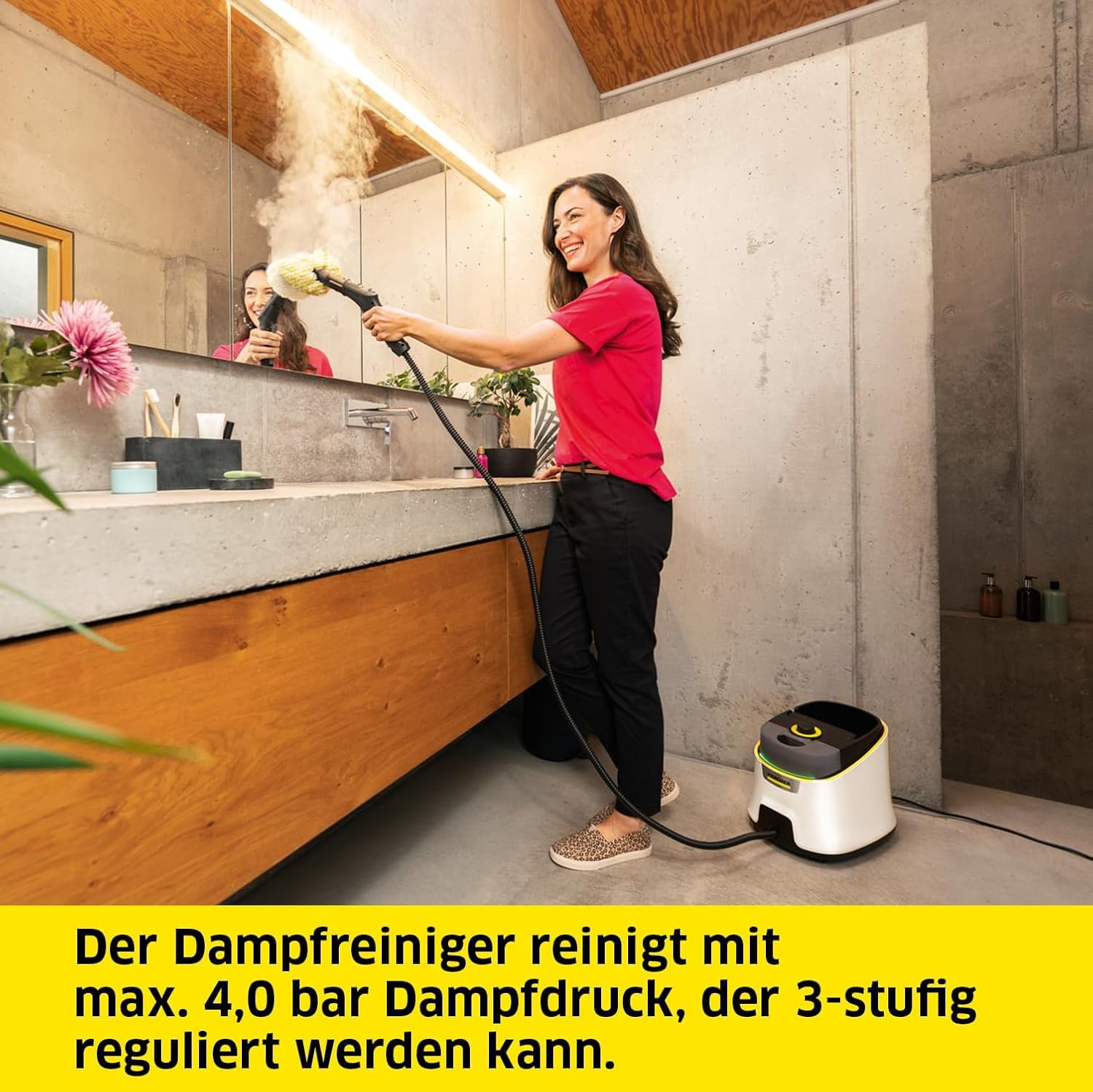 Kärcher SC 4 Deluxe steam cleaner 4 bar white