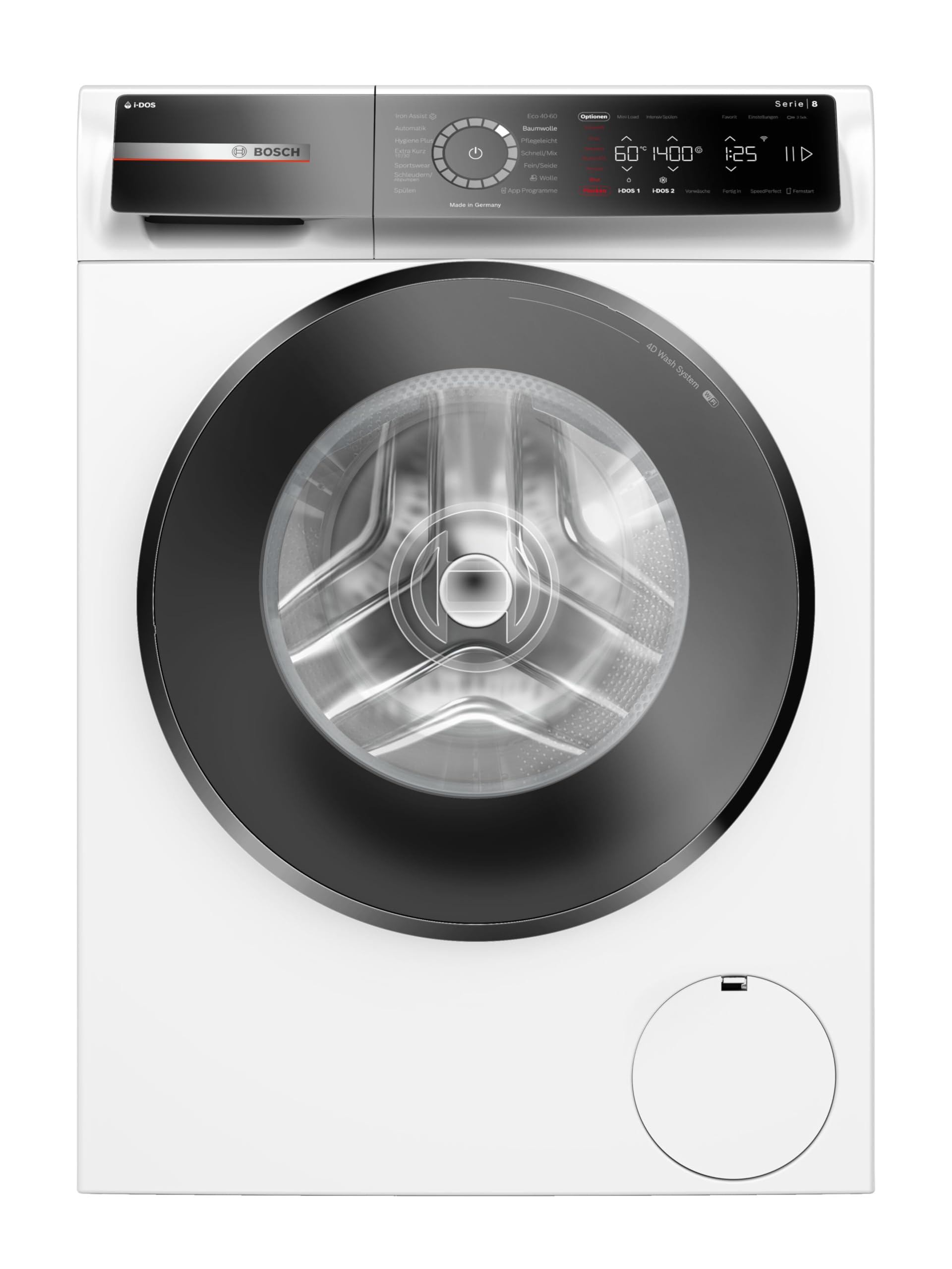 Bosch Serie 8 WGB244A40 Washing Machine 9 kg 1400 rpm Front Loader White