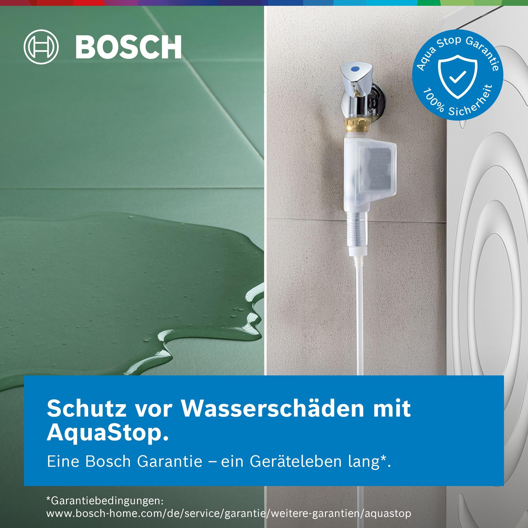 Bosch Serie 8 WGB244A40 Washing Machine 9 kg 1400 rpm Front Loader White