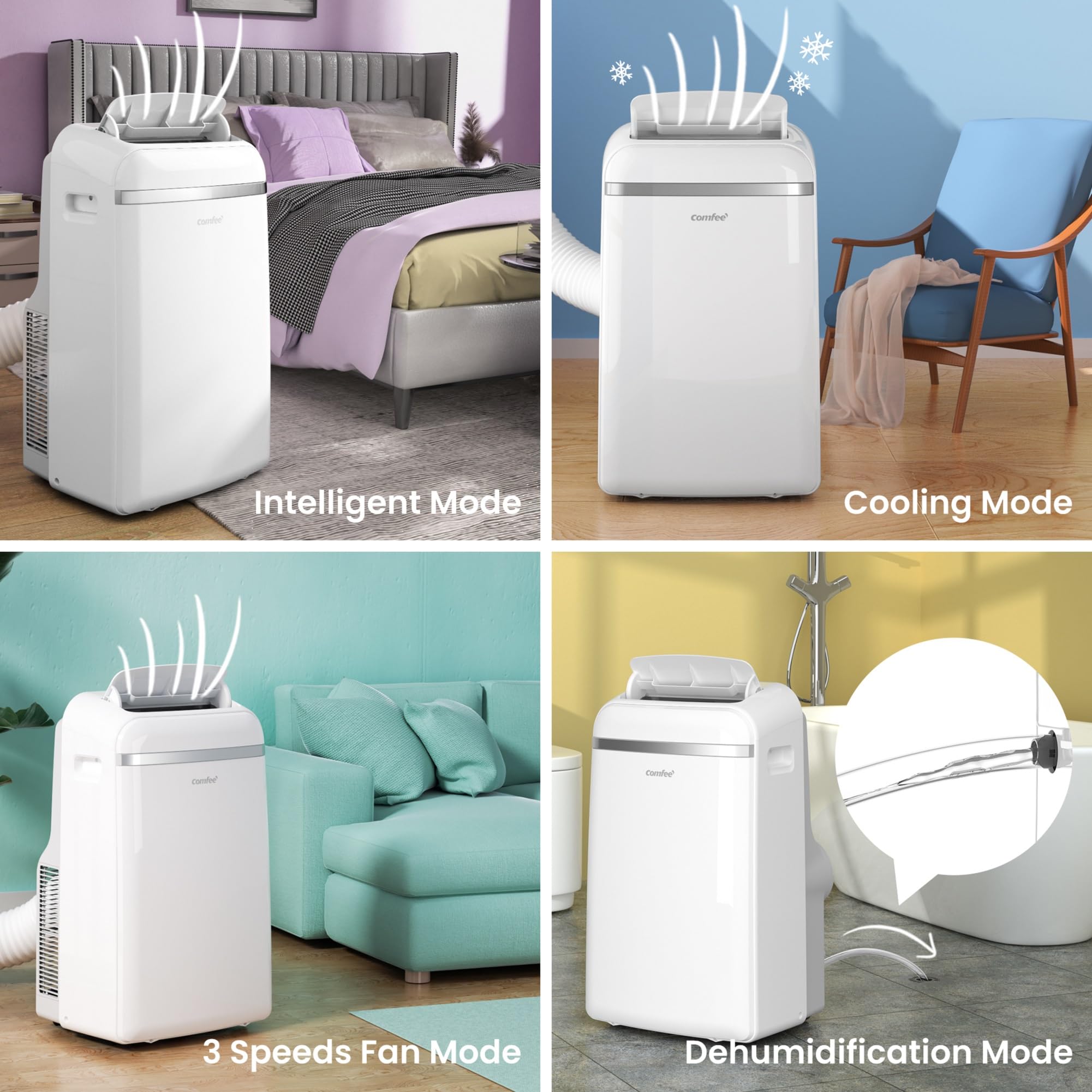 Comfee Mobile Air Conditioner 10000 BTU 2.9 kW 3-in-1 Air Conditioner