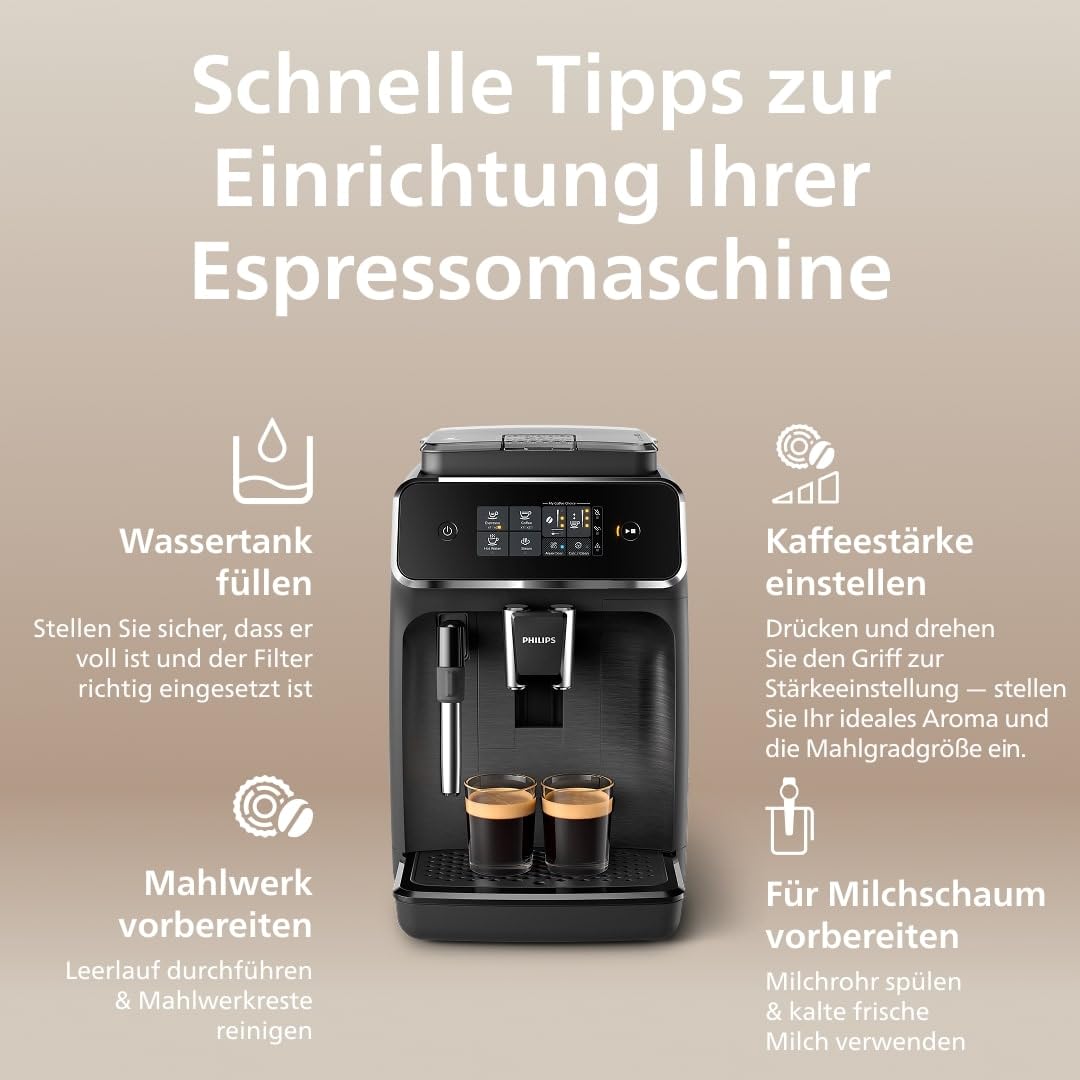 Philips 2200 Serie EP2220/10 Kaffeevollautomat Mattschwarz