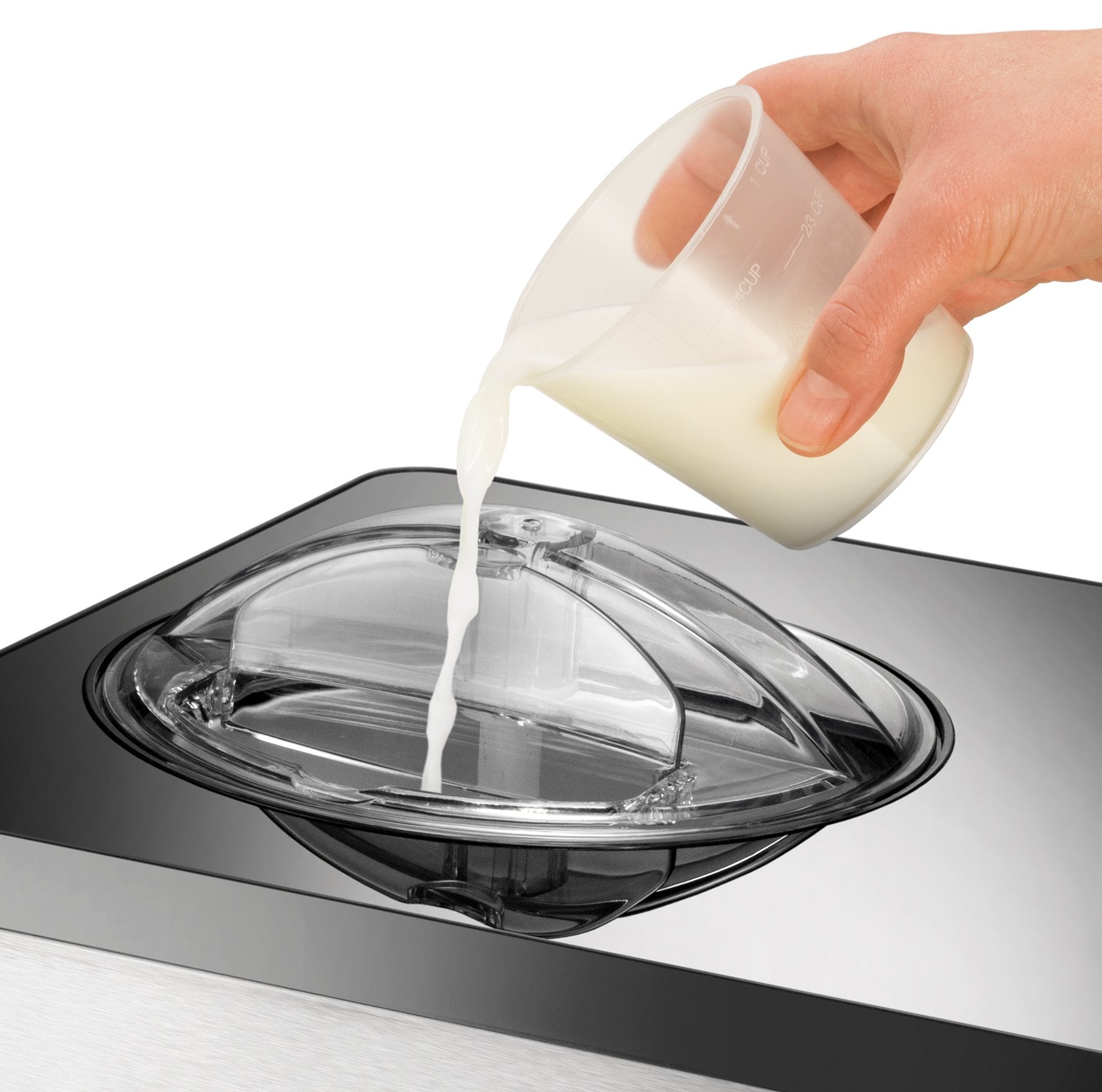 UNOLD 48845 Gusto Eismaschine mit Kompressor 2 L Edelstahl